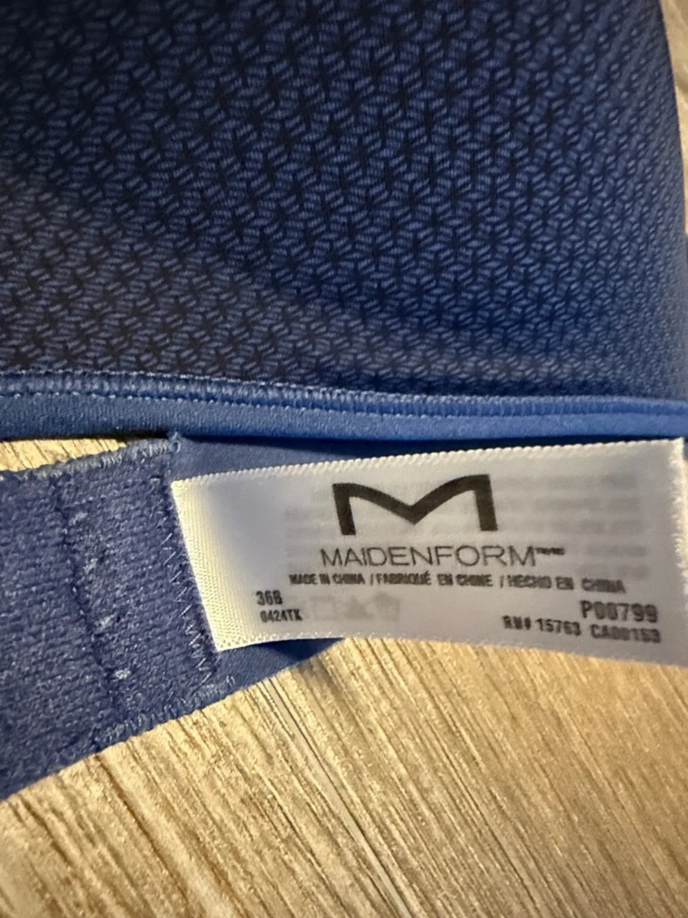 Maidenform Navy Seamless Contour Wireless Bra